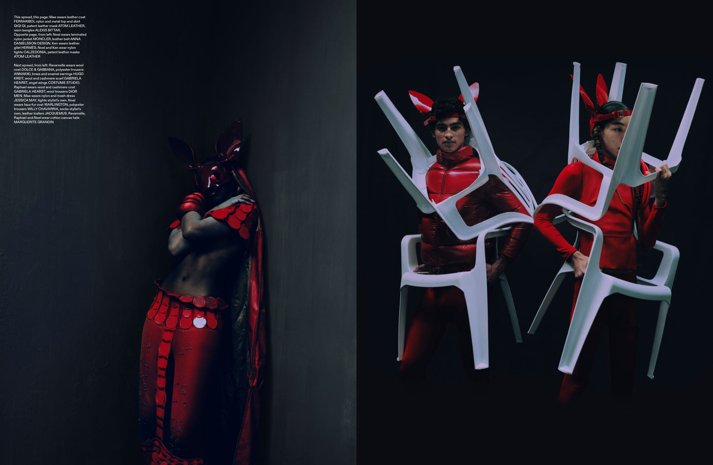 Bunny Mask Red Patent