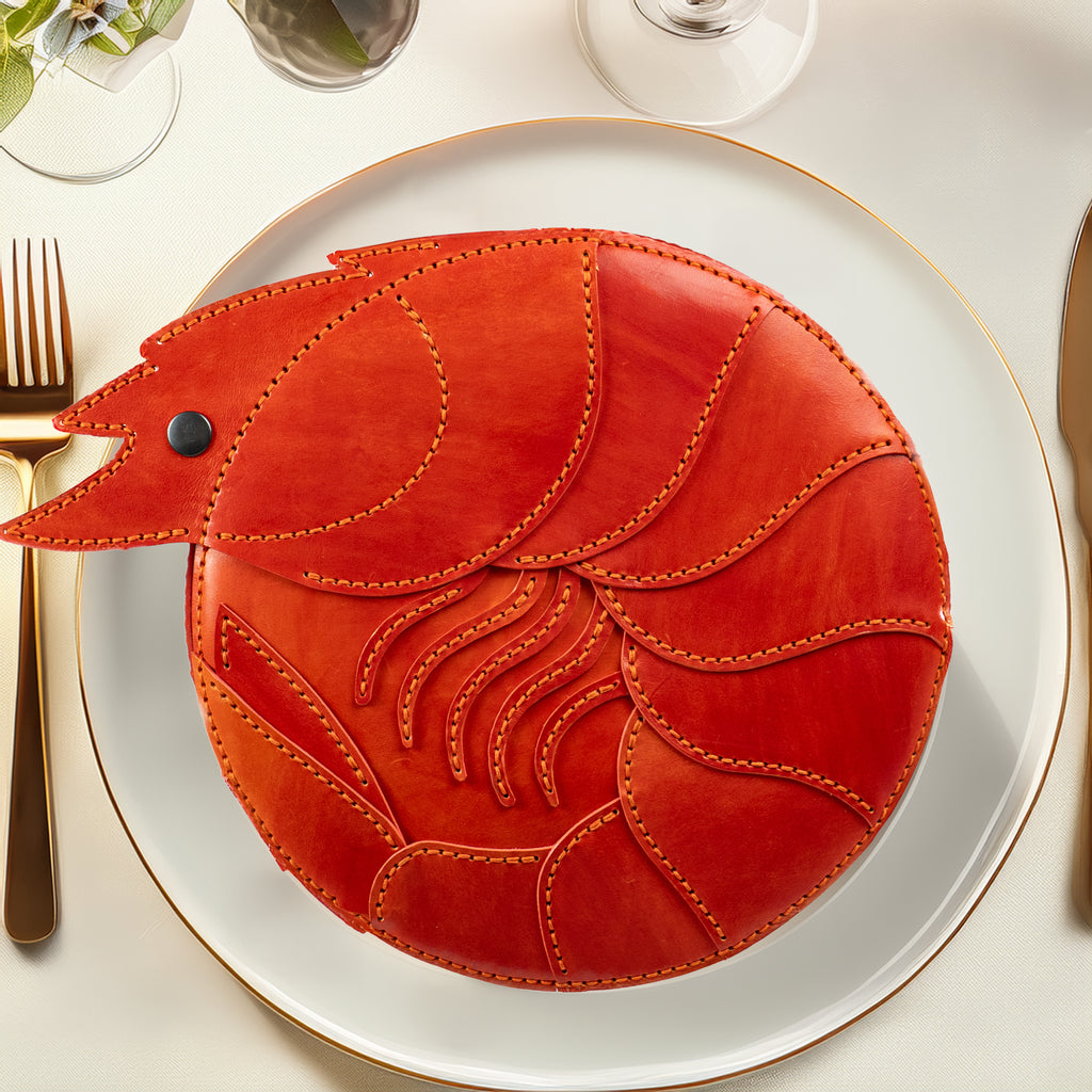 Shrimp Leather Bag
