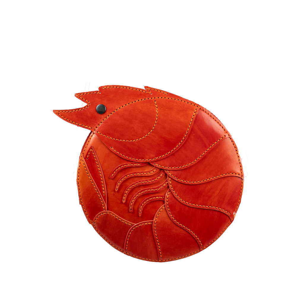 Shrimp Leather Bag