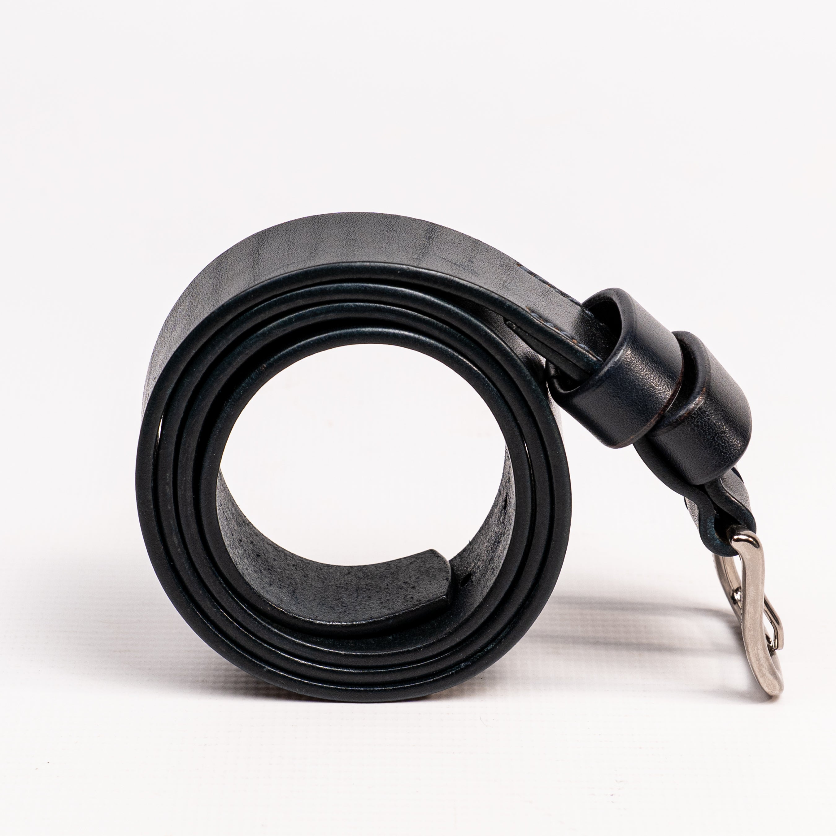 Handcrafted Black Leather Belt