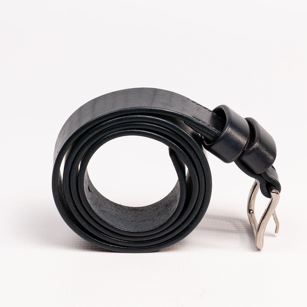 Handcrafted Black Leather Belt