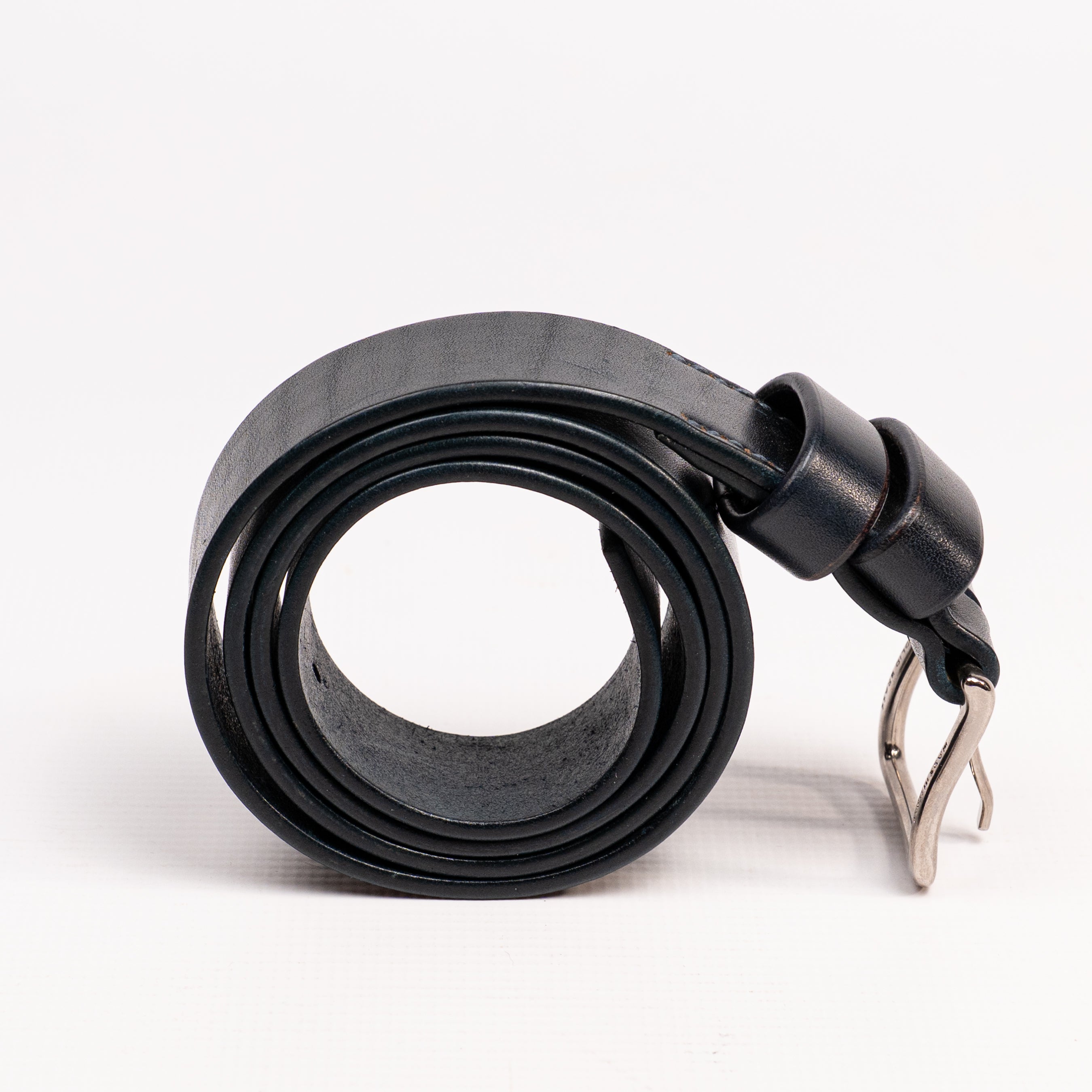 Handcrafted Black Leather Belt