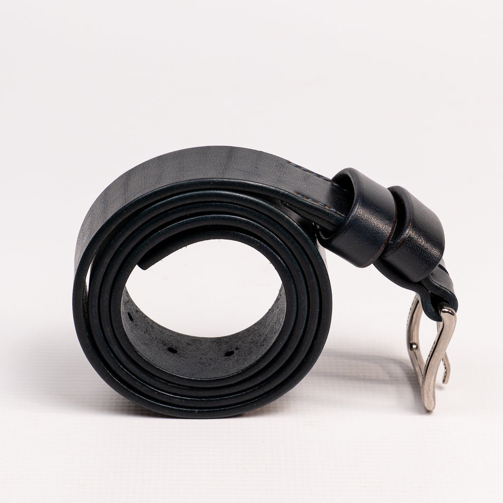 Handcrafted Black Leather Belt
