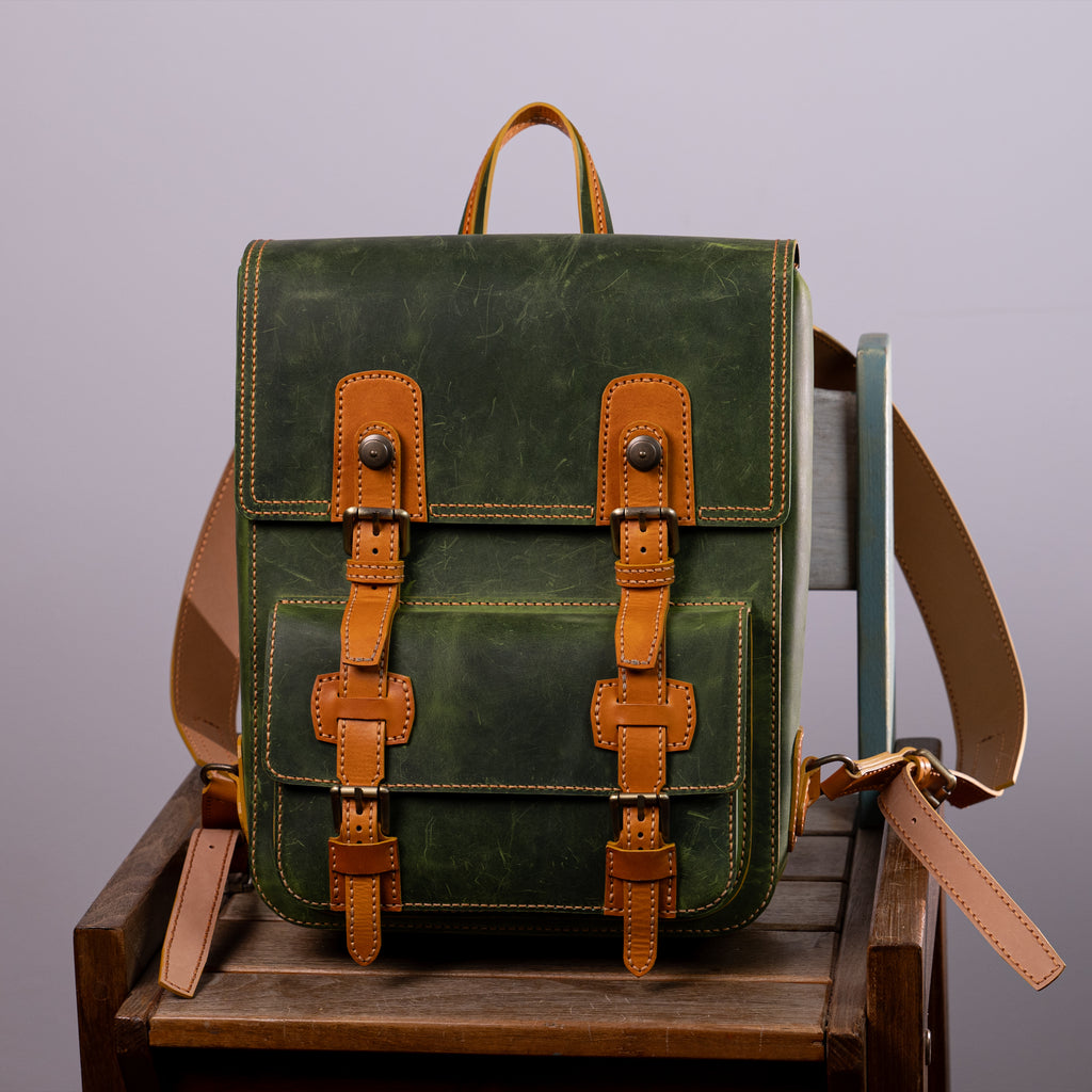 Brian Handcrafted Leather Backpack