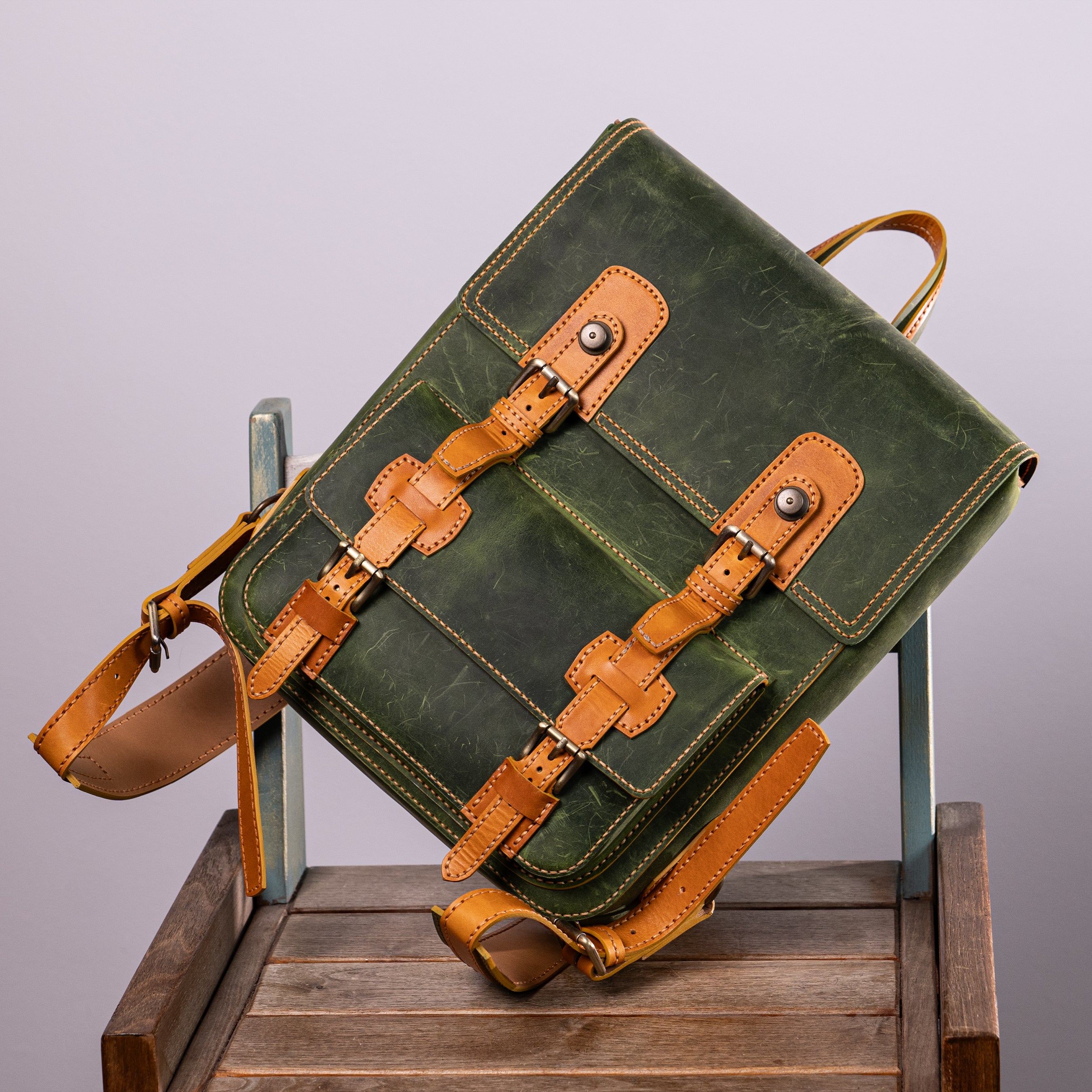 Brian Handcrafted Leather Backpack