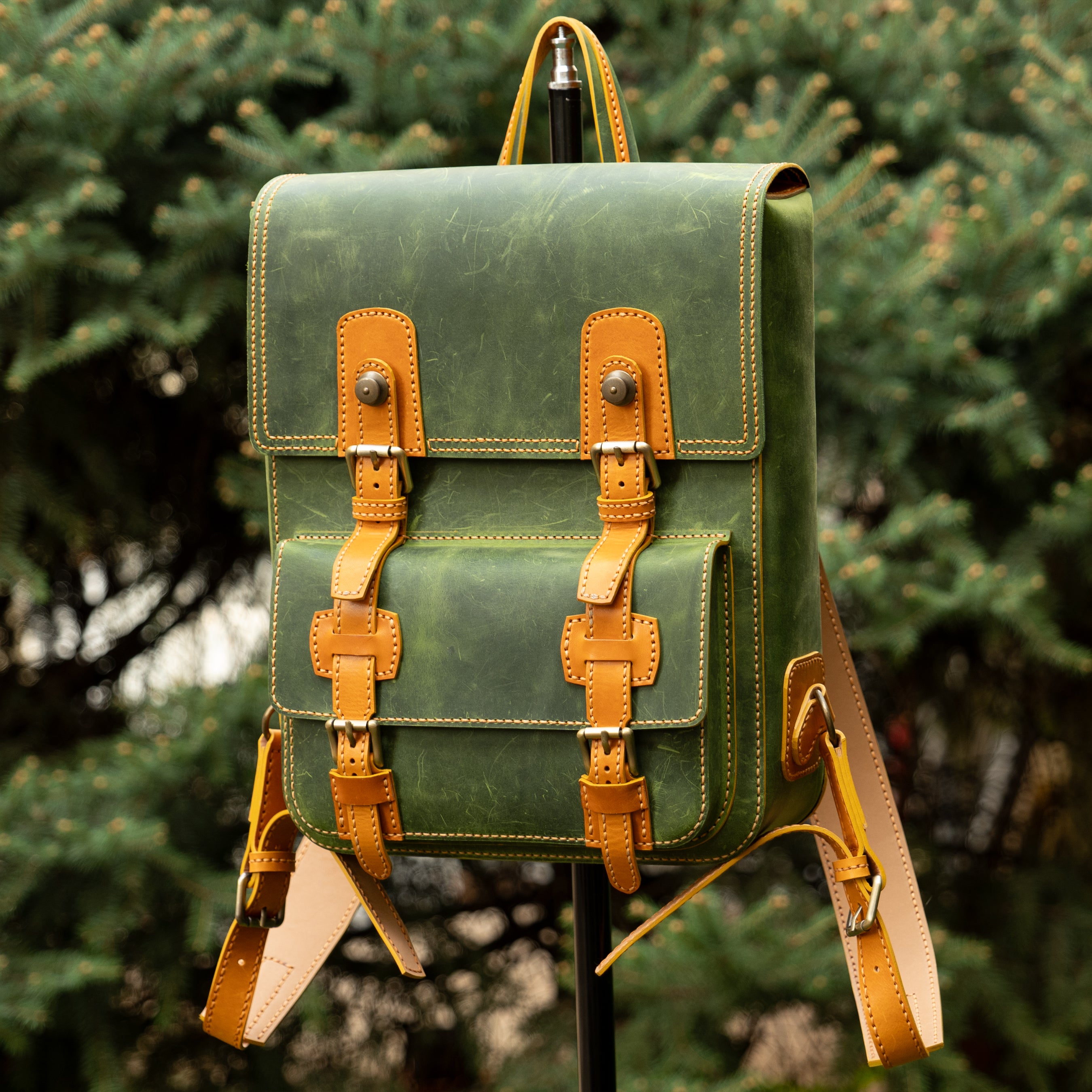 brian b atwood leather backpack Commuter Bag this backpack offers efficient storage for your essentials Brian Handcrafted Leather Backpack