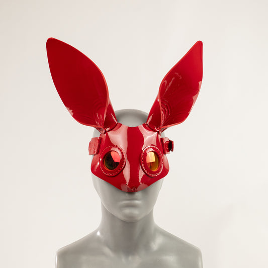 Bunny Mask Red Patent