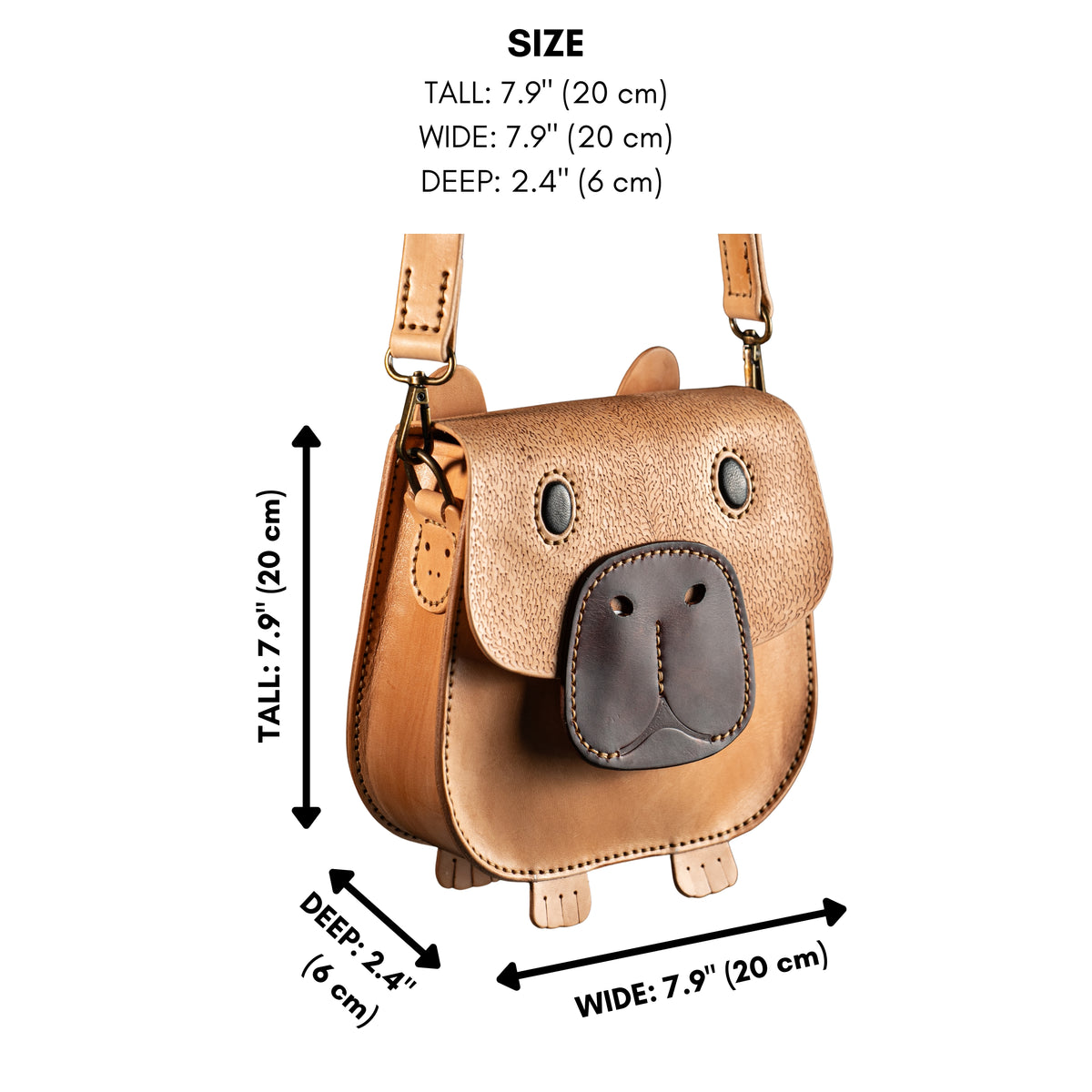 Capybara Handcrafted Leather Bag