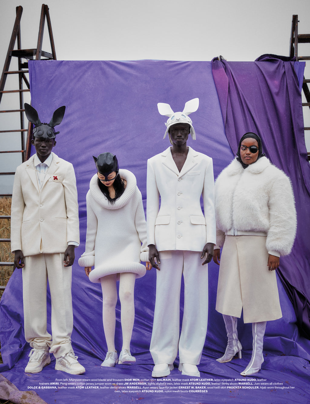 Bunny Mask White