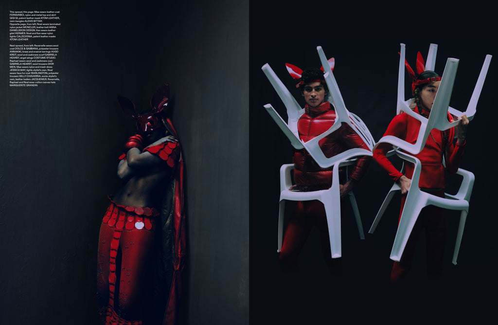 Bunny Mask Red