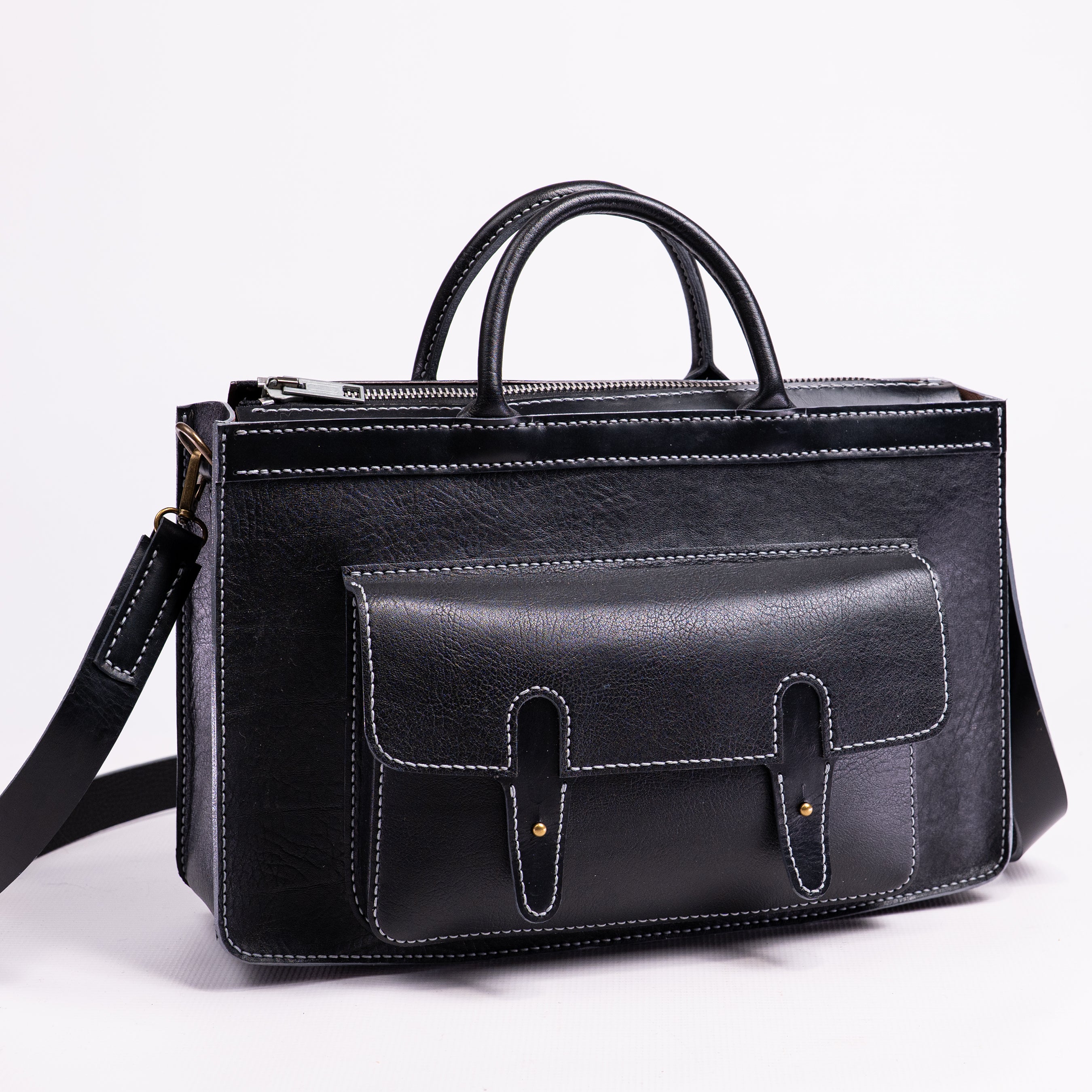 Ellis Handcrafted Leather Briefcase