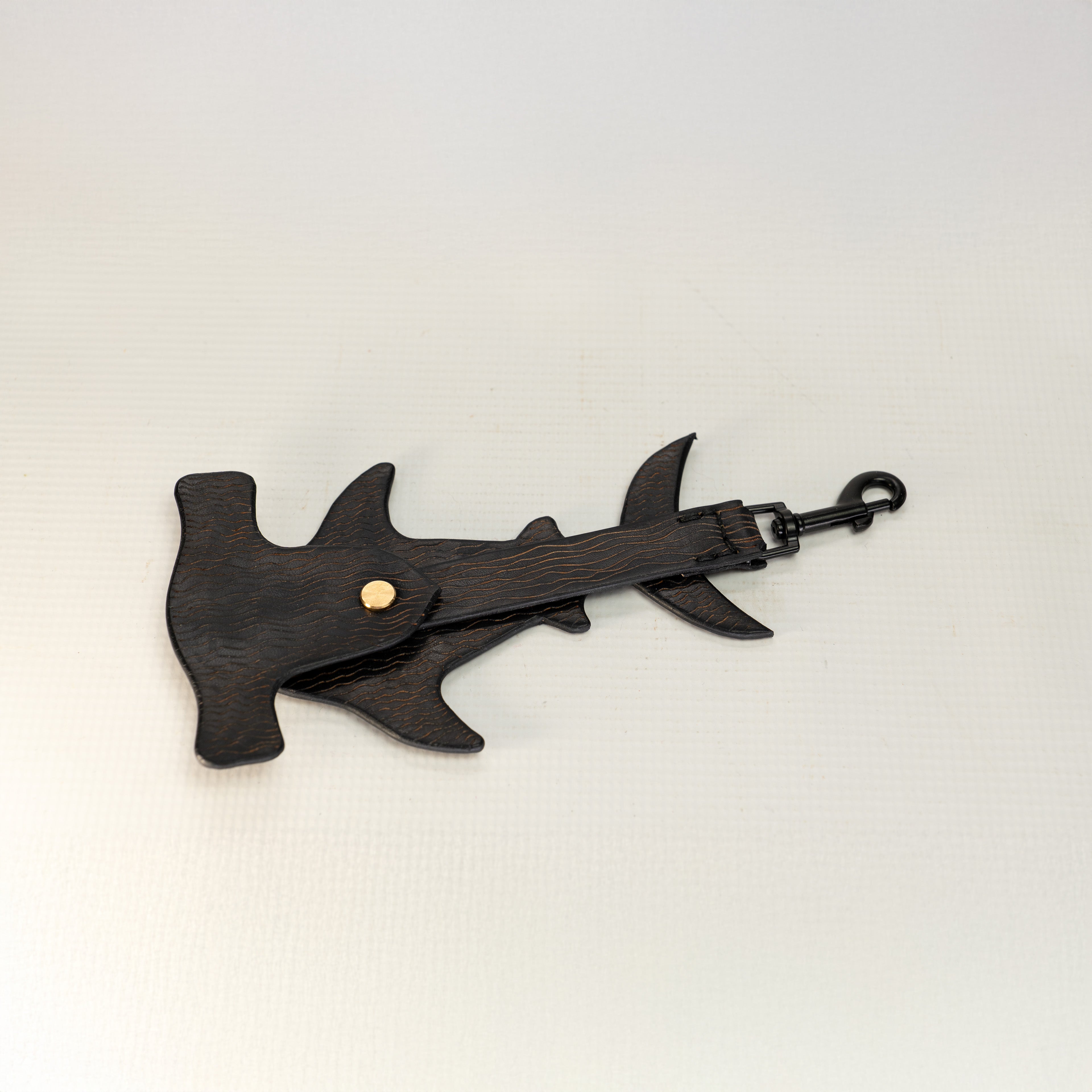  Hammerhead Shark Leather Charm by Atom Leather