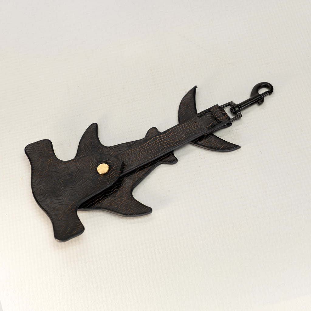  Hammerhead Shark Leather Charm by Atom Leather