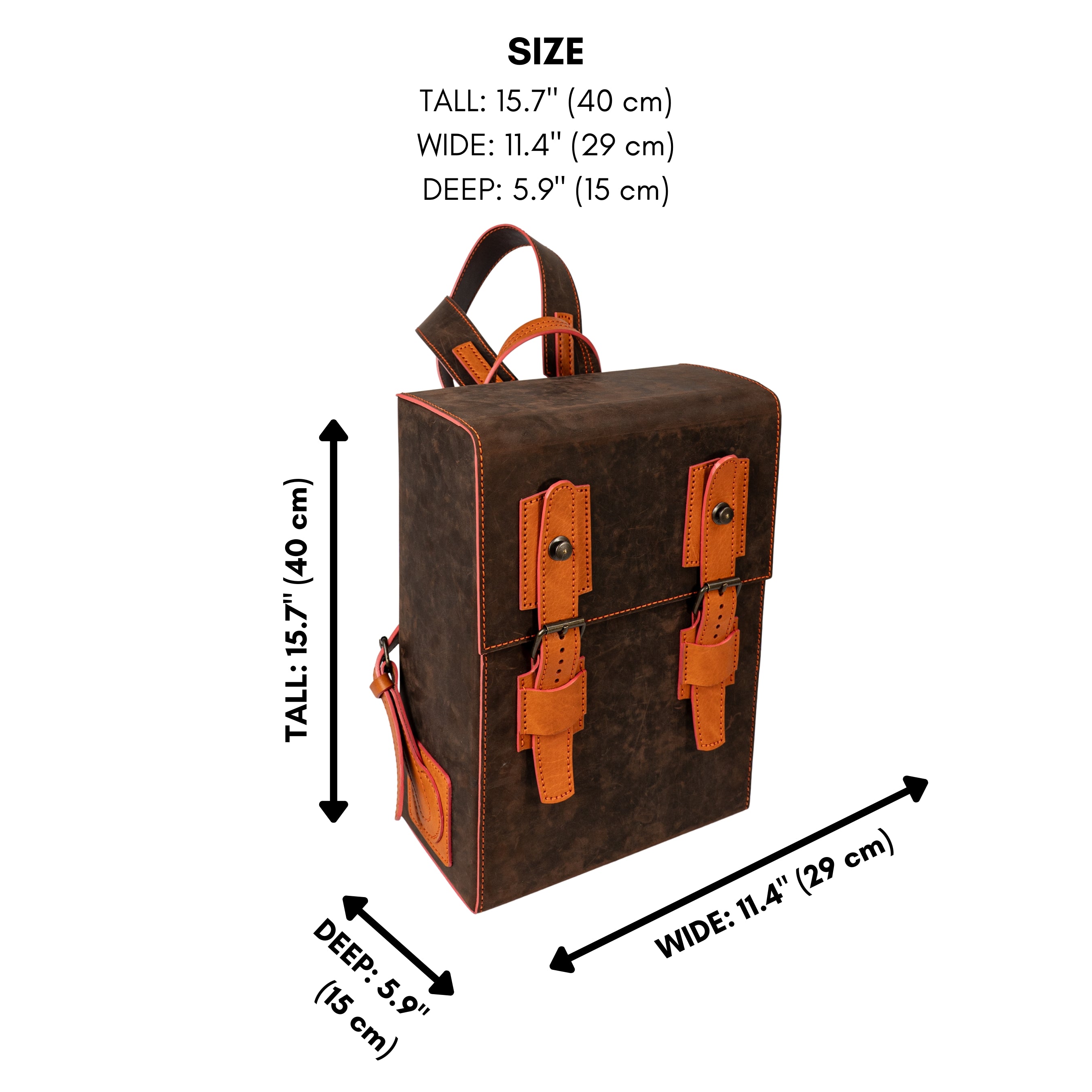 Harrison Handcrafted Leather Backpack