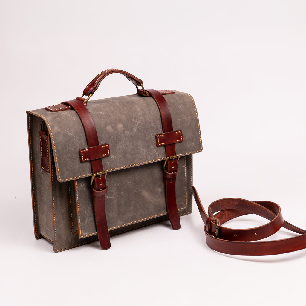 Hudson Handcrafted Leather Messenger Bag
