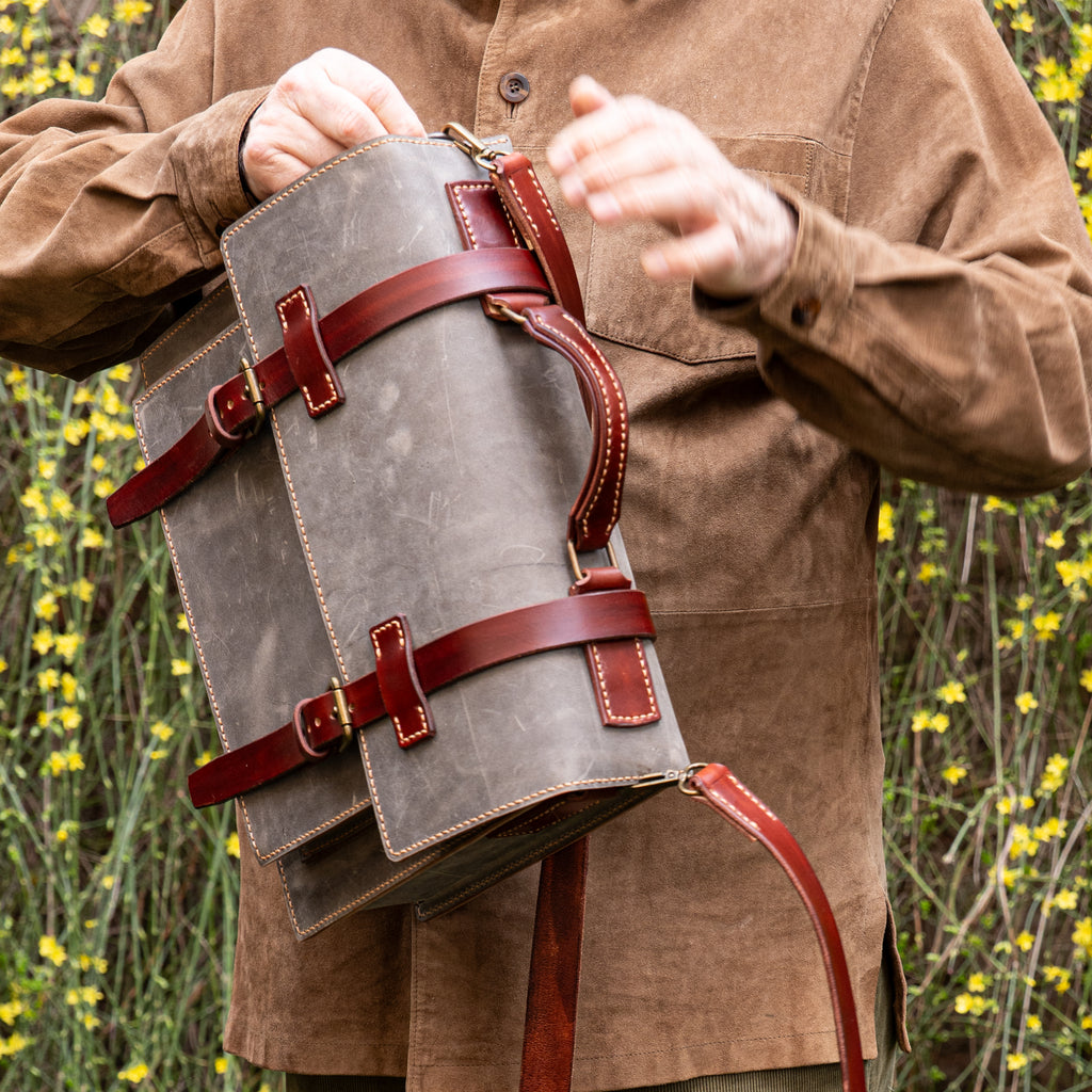 Hudson Handcrafted Leather Messenger Bag