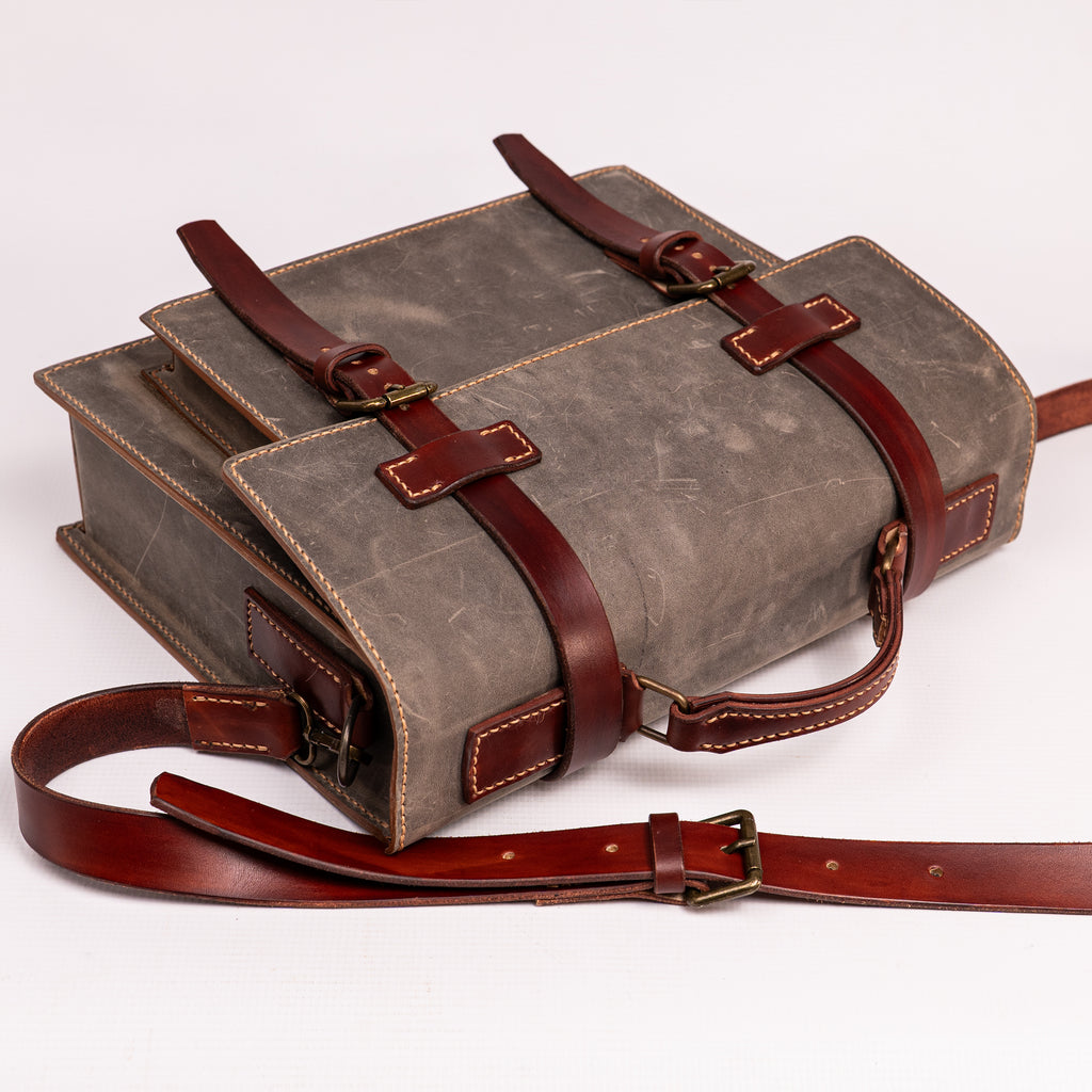 Hudson Handcrafted Leather Messenger Bag