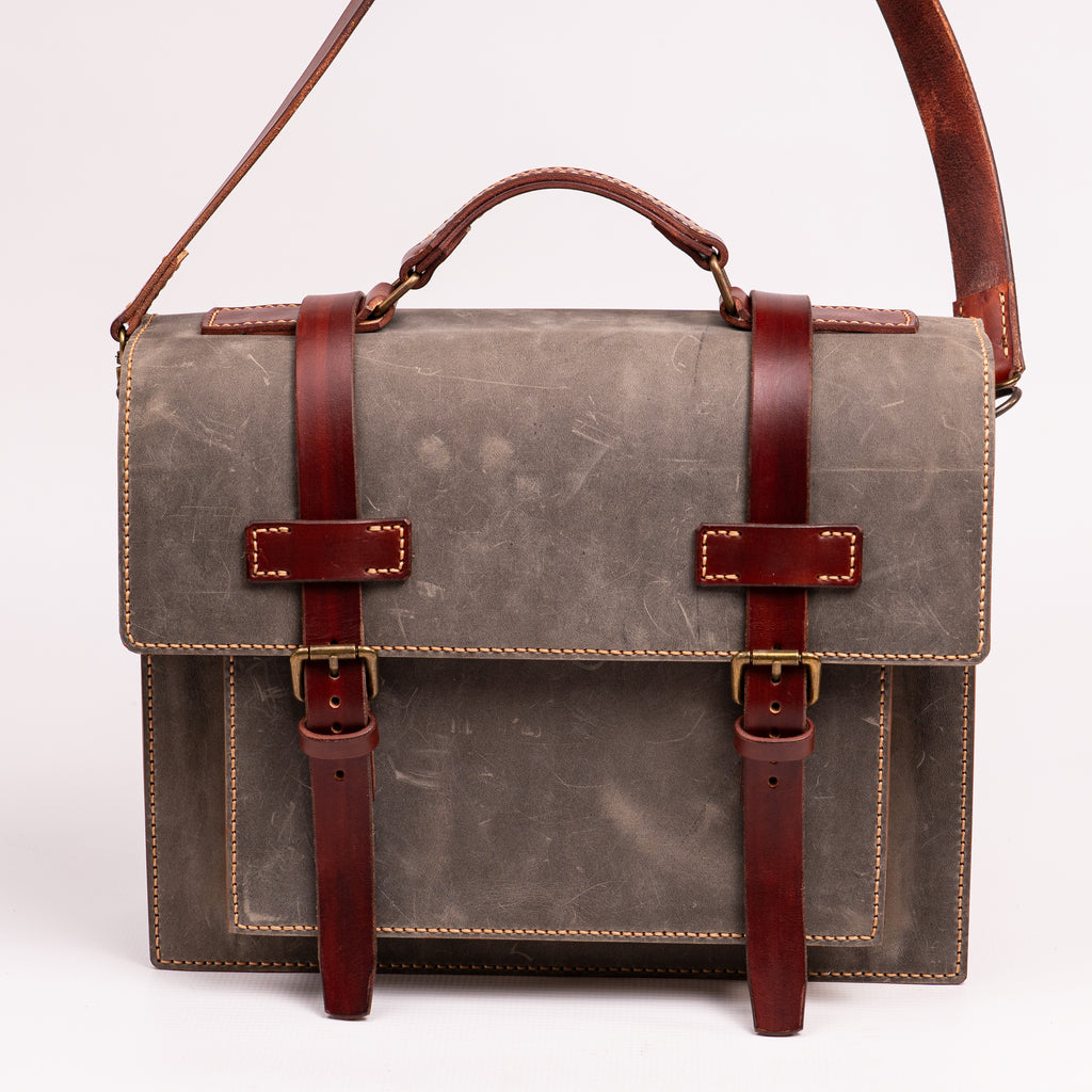 Hudson Handcrafted Leather Messenger Bag