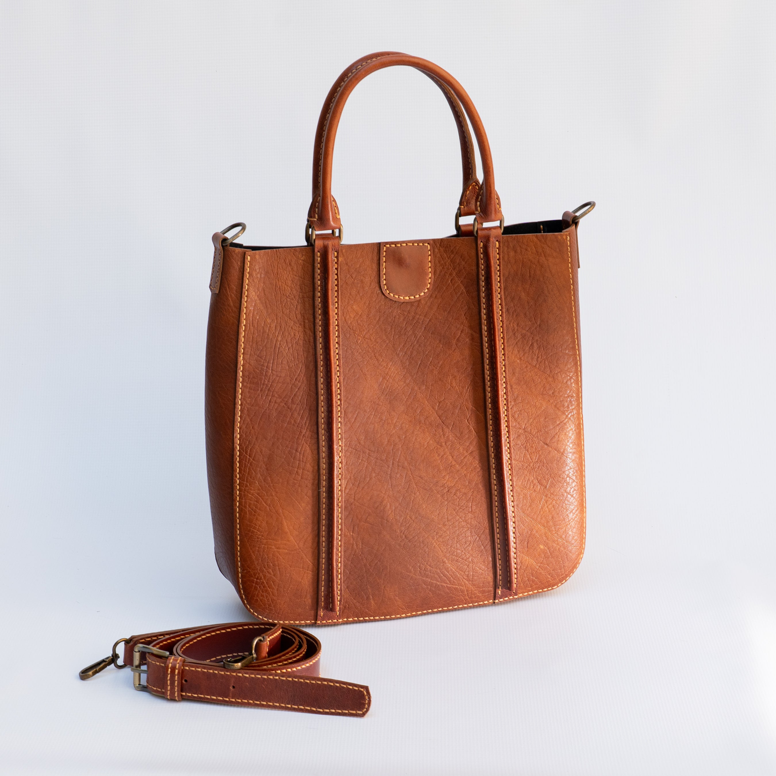 Isabelle Handcrafted Leather Tote Bag