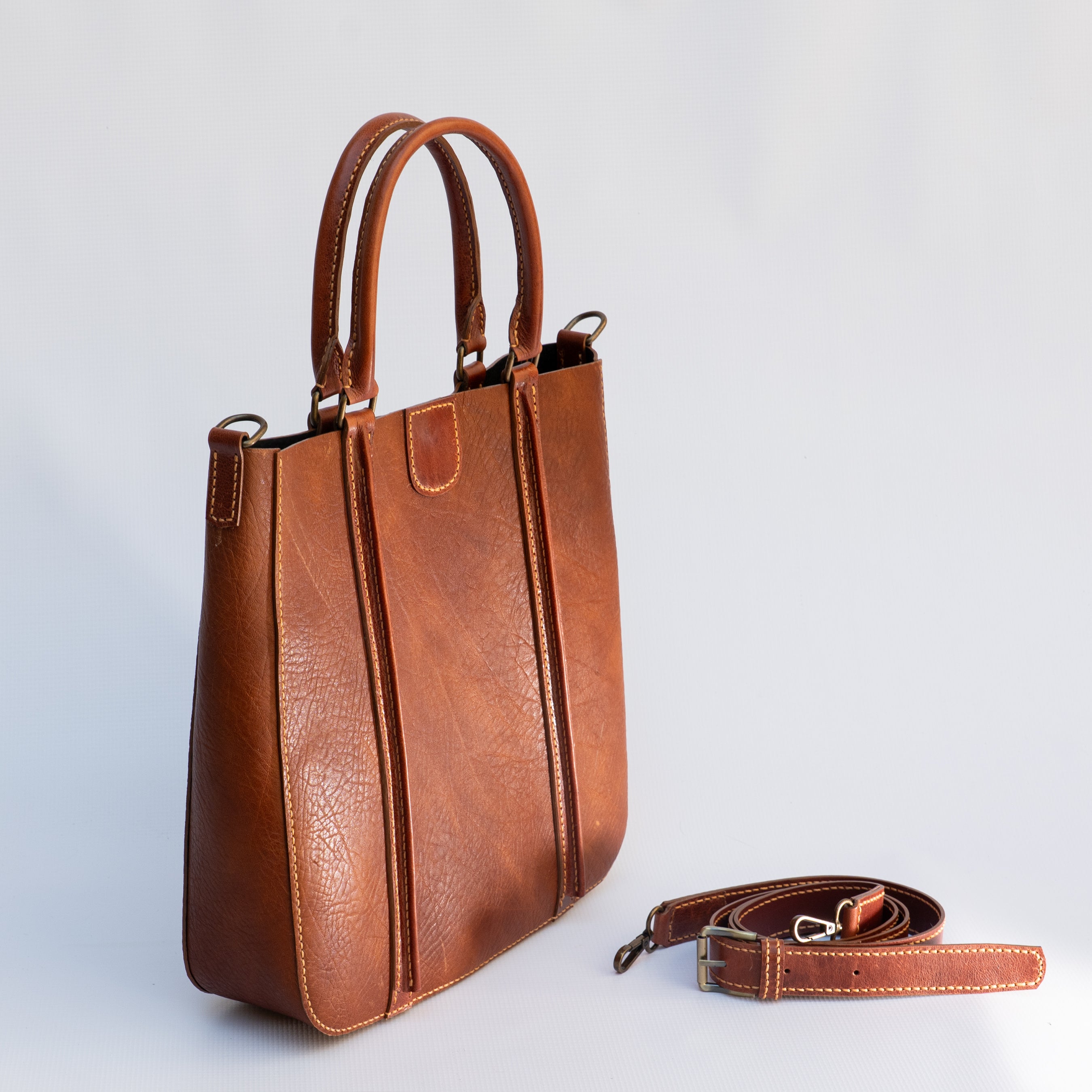 Isabelle Handcrafted Leather Tote Bag