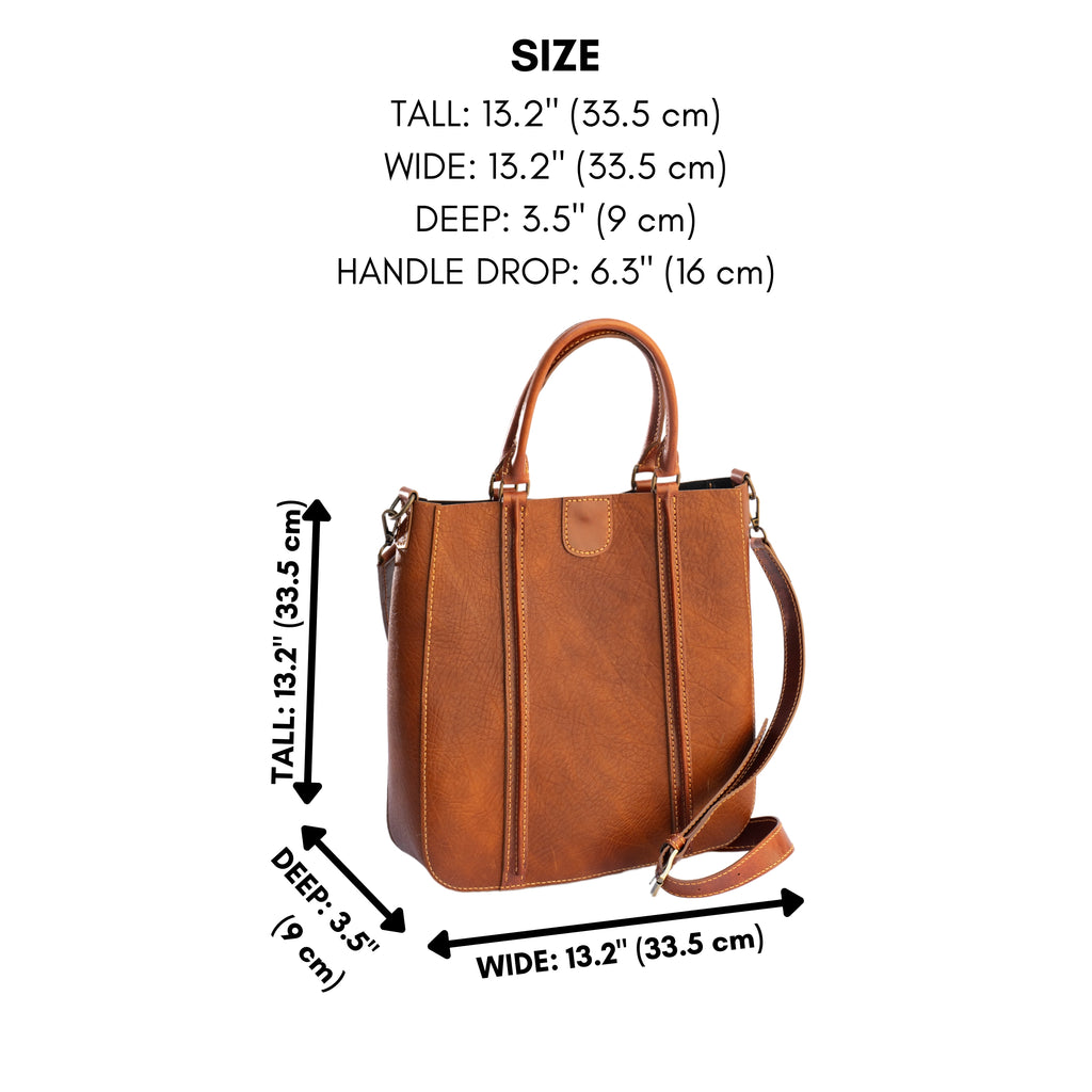 Isabelle Handcrafted Leather Tote Bag