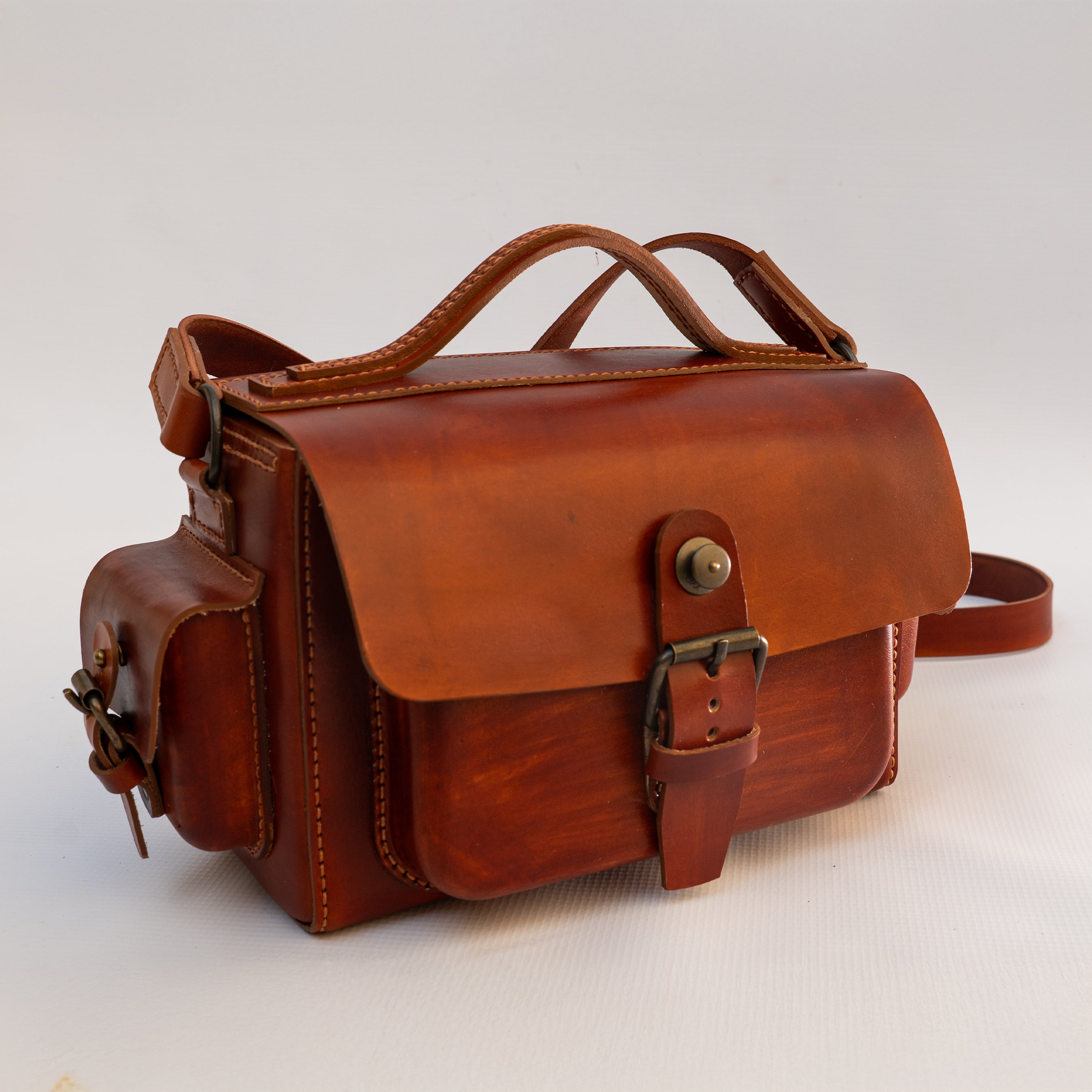 Livingstone Handmade Leather Crossbody Bag