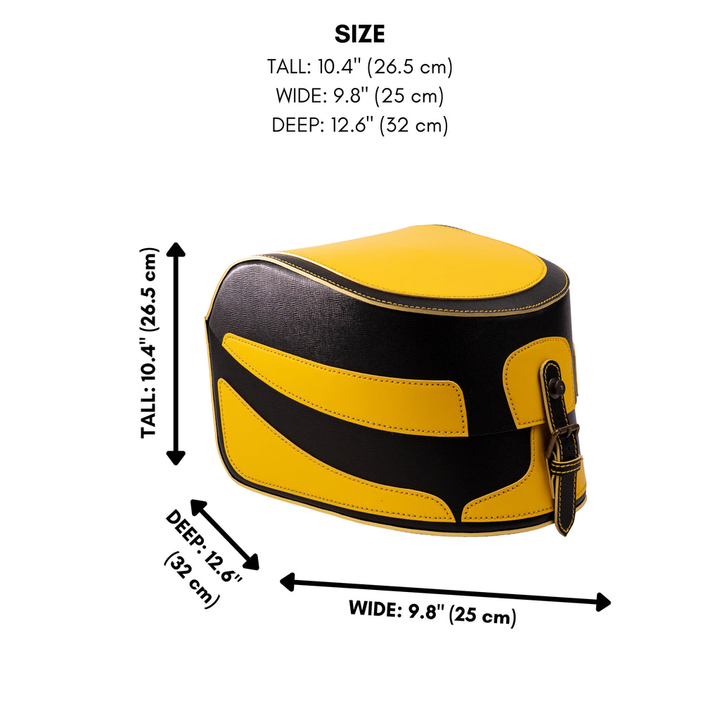 Retro Scooter Leather Top Case