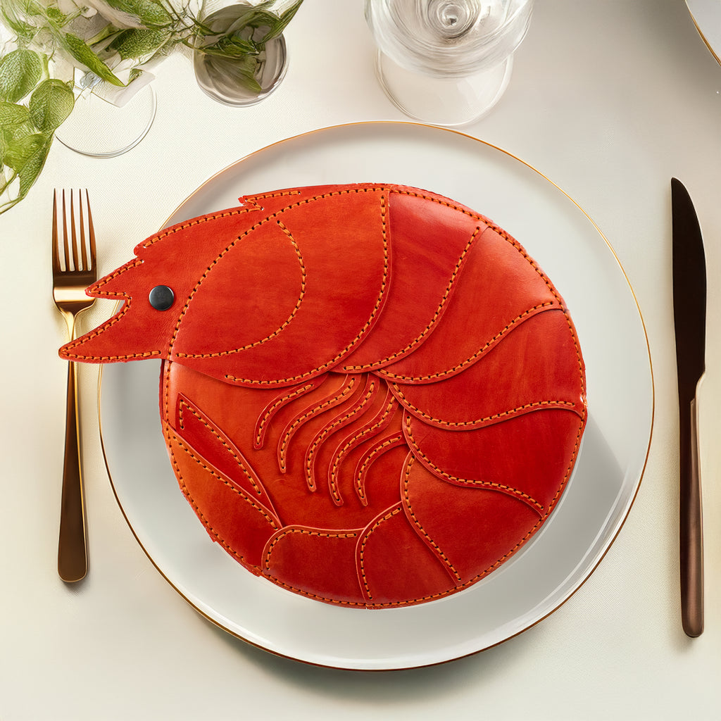 Shrimp Leather Bag