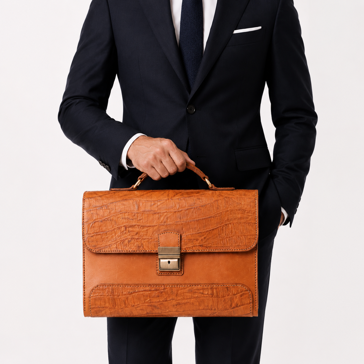 Specter Handcrafted Leather Briefcase