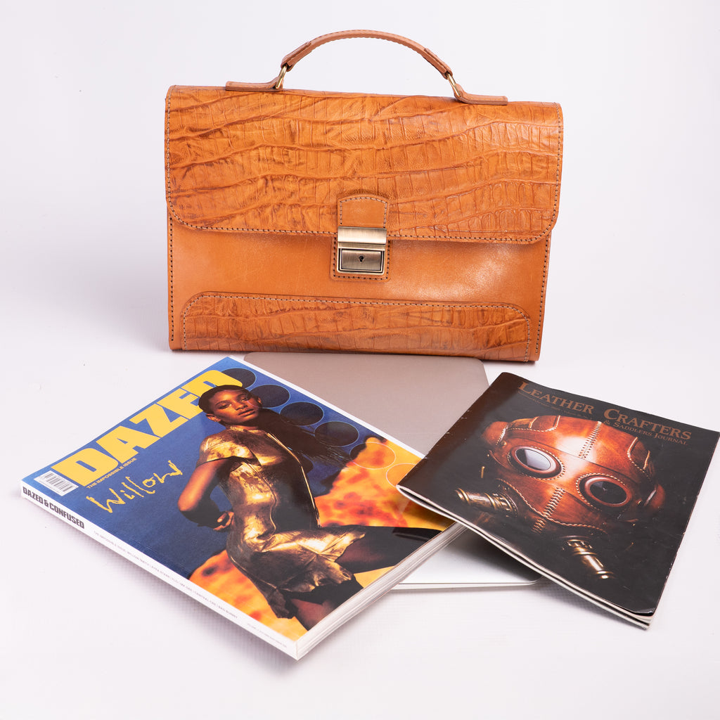 Specter Handcrafted Leather Briefcase