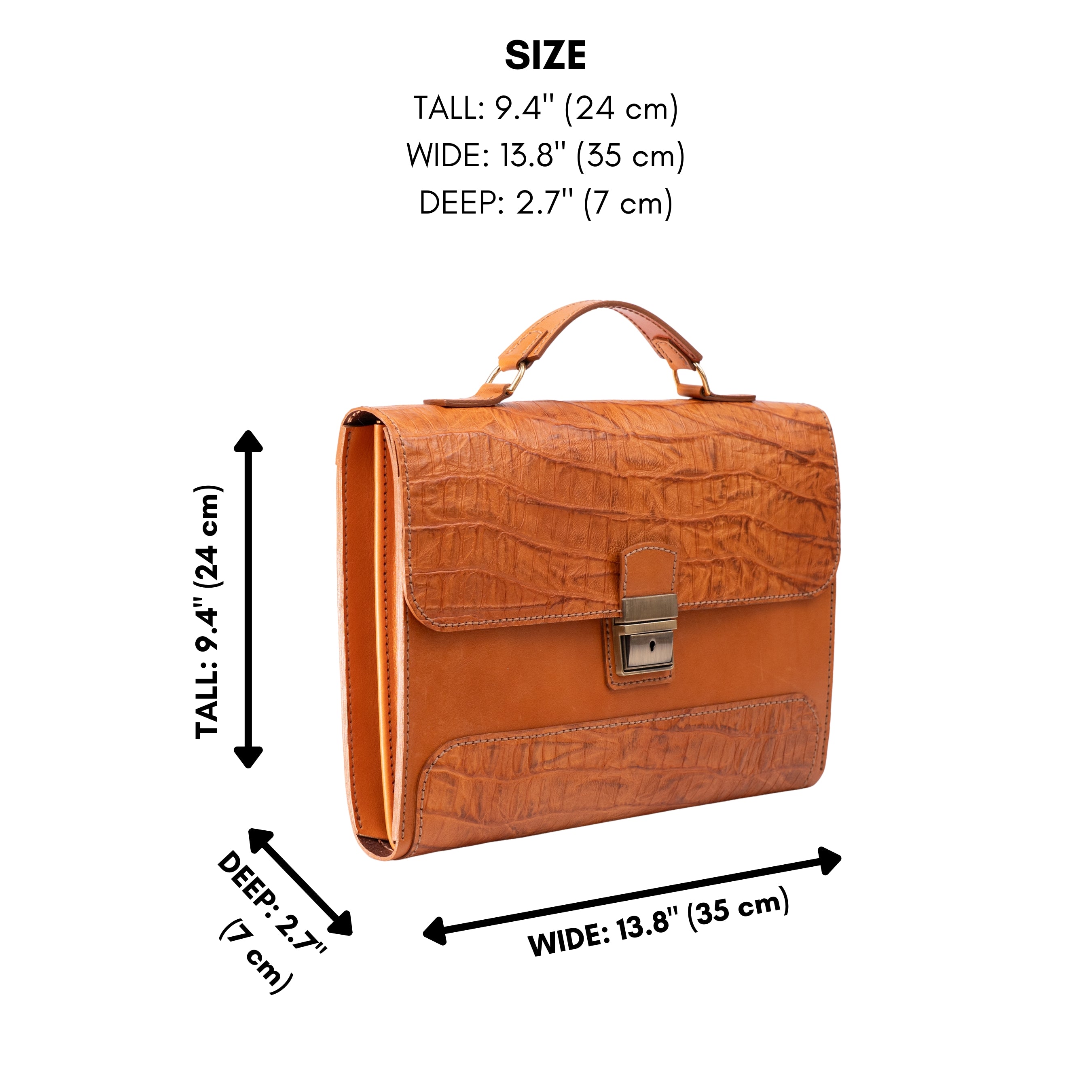 Specter Handcrafted Leather Briefcase