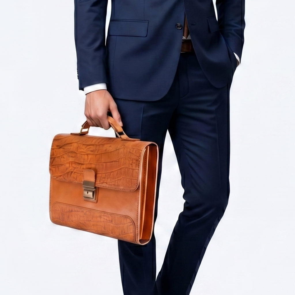 Specter Handcrafted Leather Briefcase