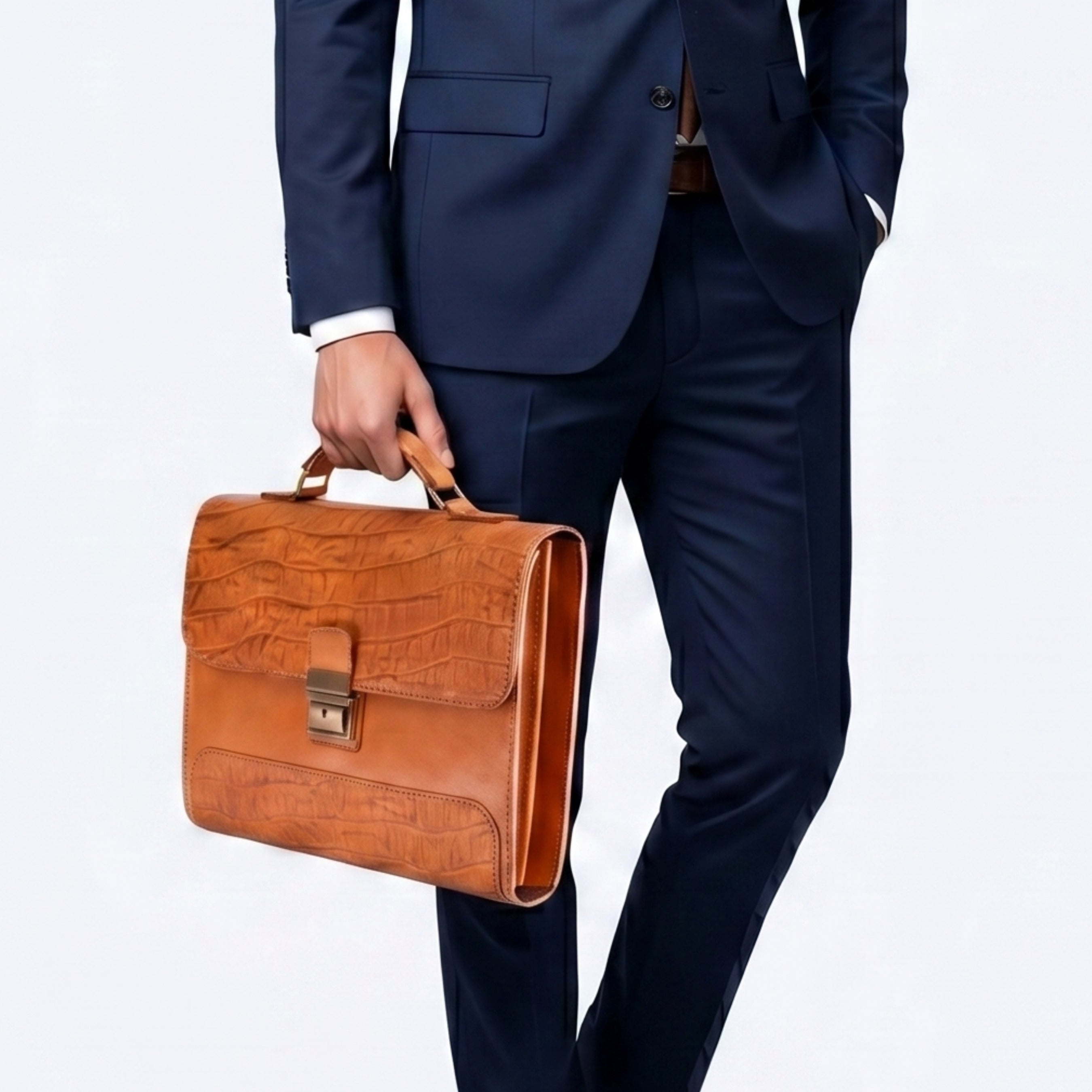Specter Handcrafted Leather Briefcase