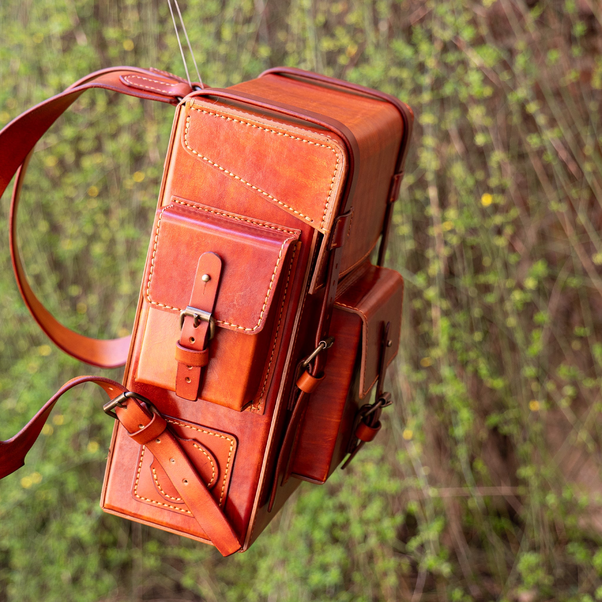 Toshiro Vegetable Tanned Leather Backpack