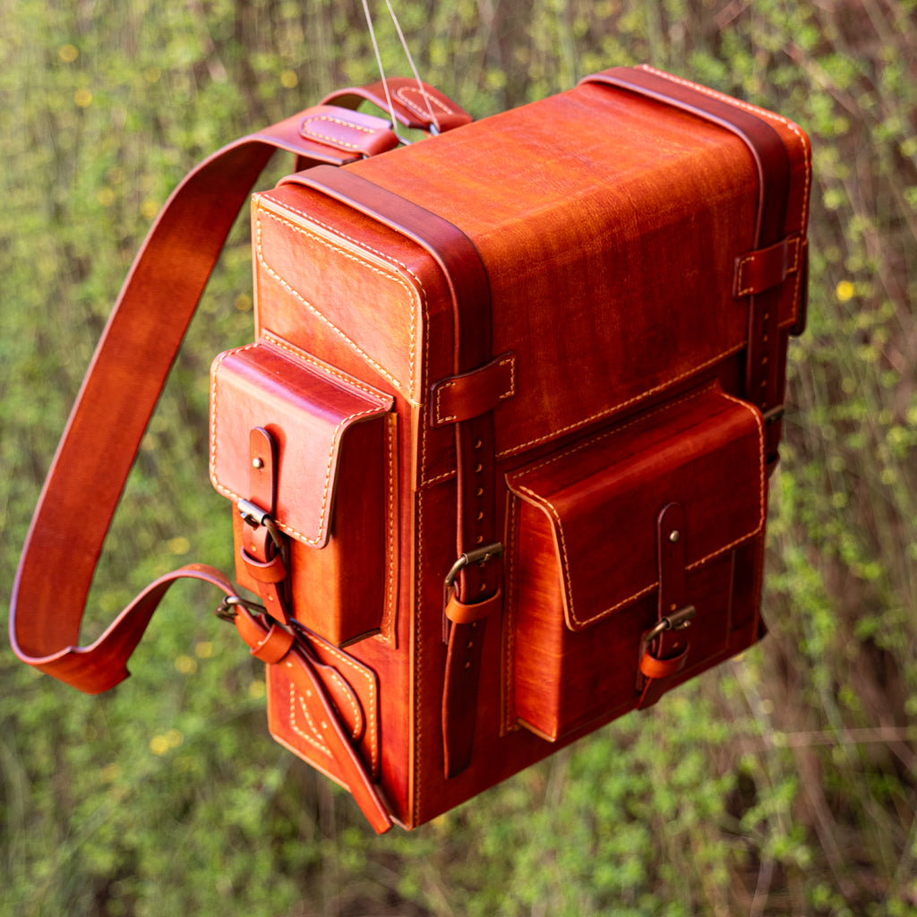 Toshiro Vegetable Tanned Leather Backpack
