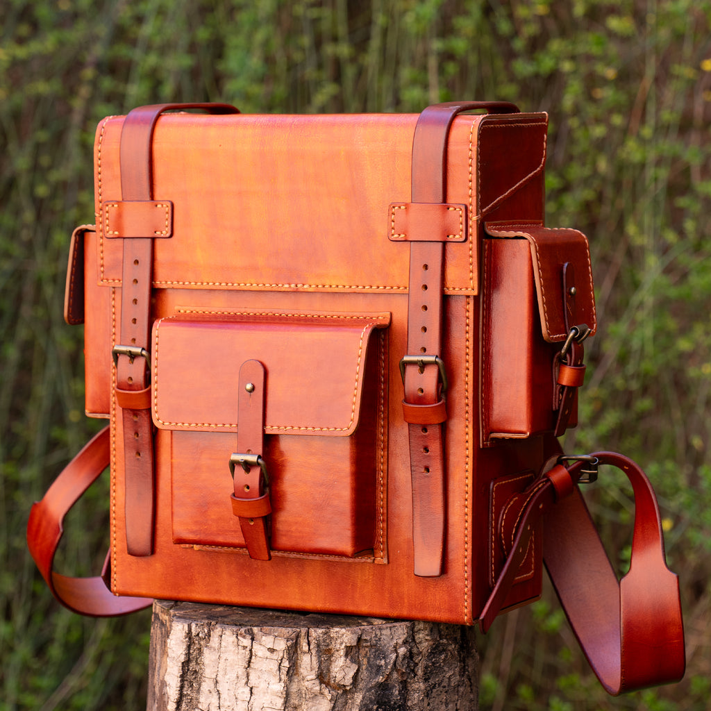 Toshiro Vegetable Tanned Leather Backpack