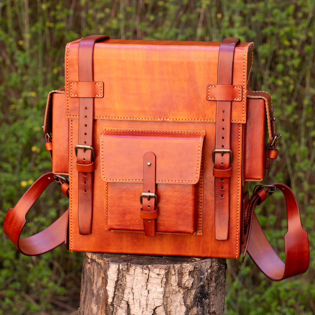 Toshiro Vegetable Tanned Leather Backpack