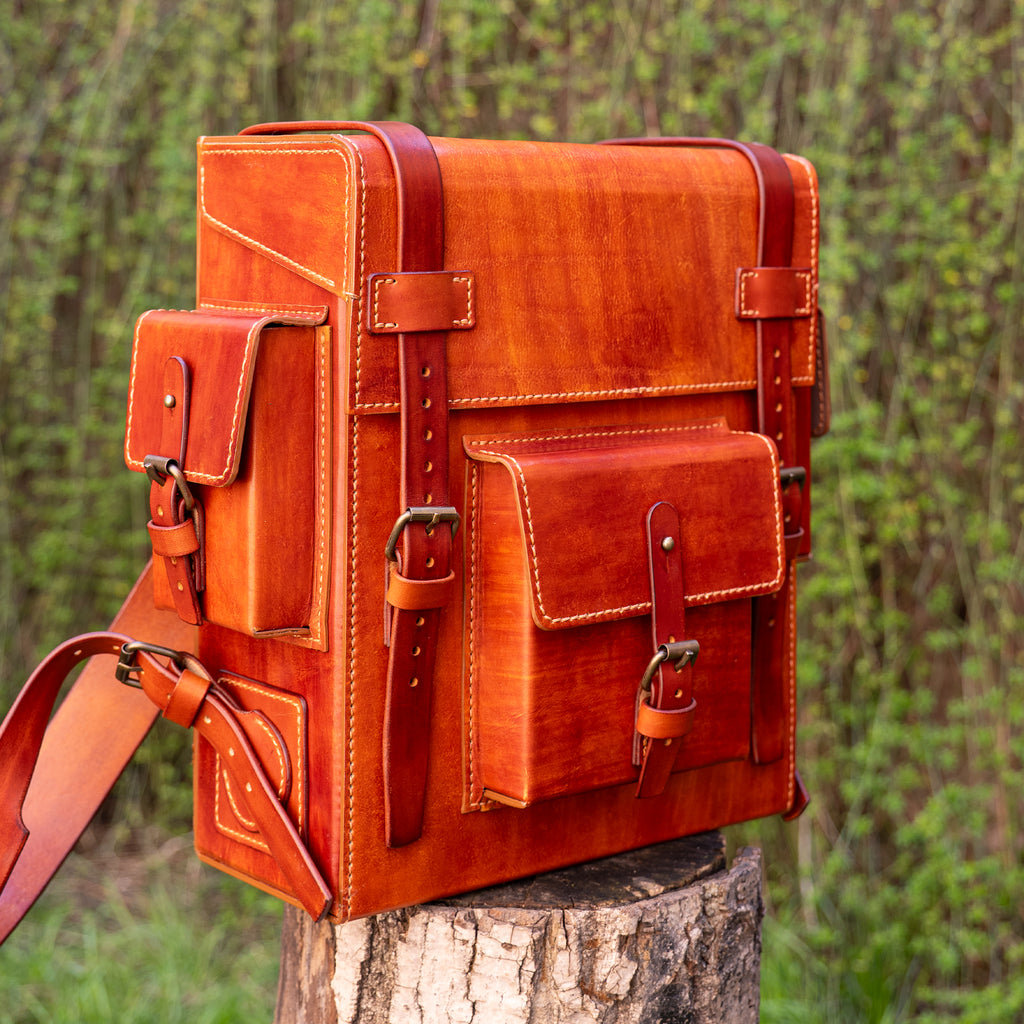 Toshiro Vegetable Tanned Leather Backpack