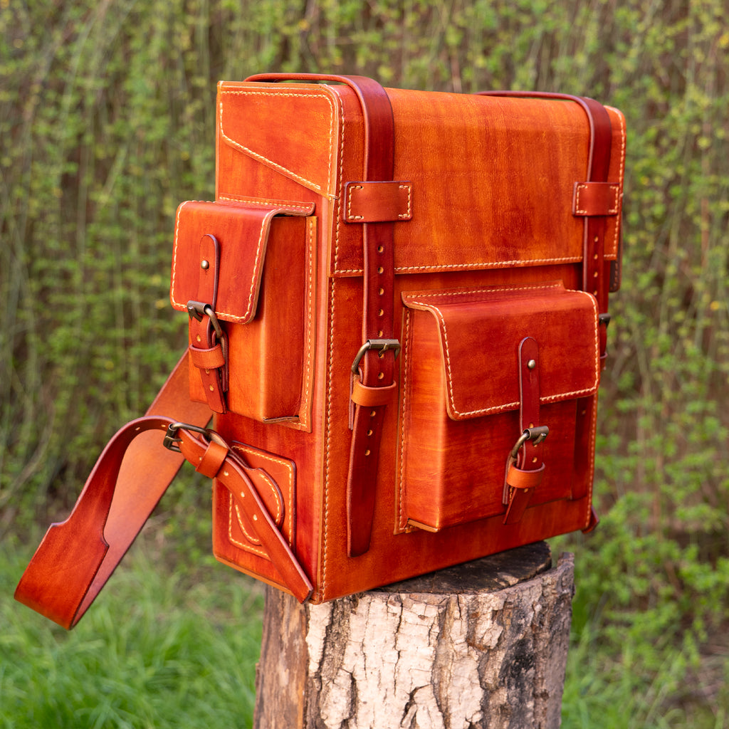 Toshiro Vegetable Tanned Leather Backpack