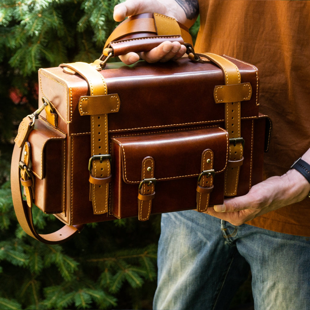 Toshiro Overbuilt Leather Work Bag